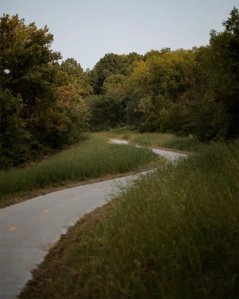 Photo of the trail taken by the Columbia Missourian