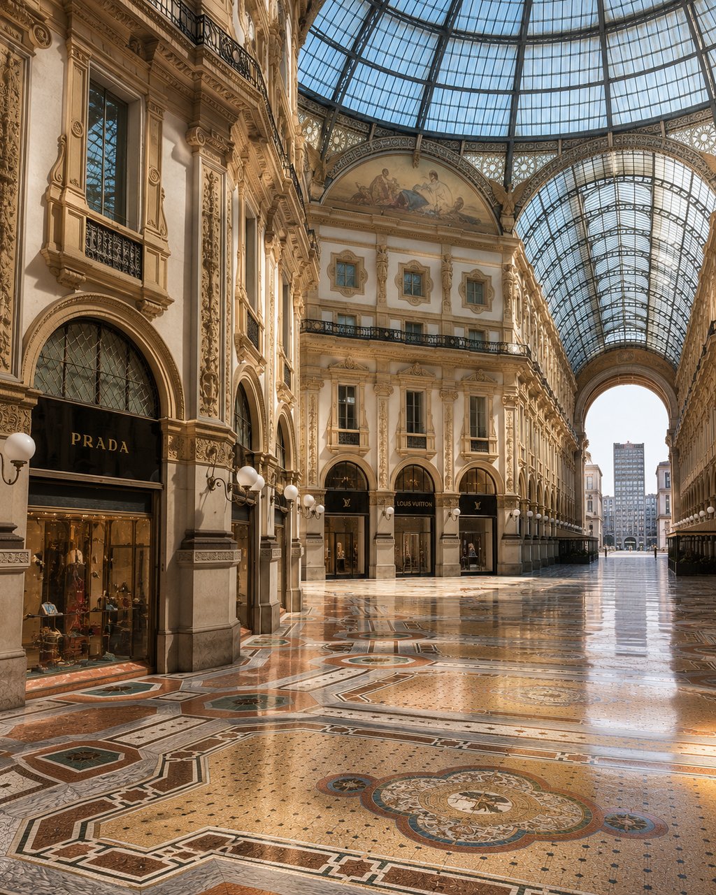 Filipino driver private shopping tour in Milan fashion district