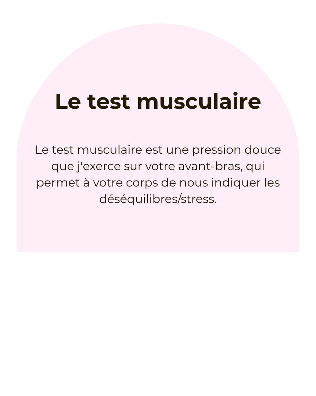 Le test musculaire - Amélie Maguerez Kinésiologie