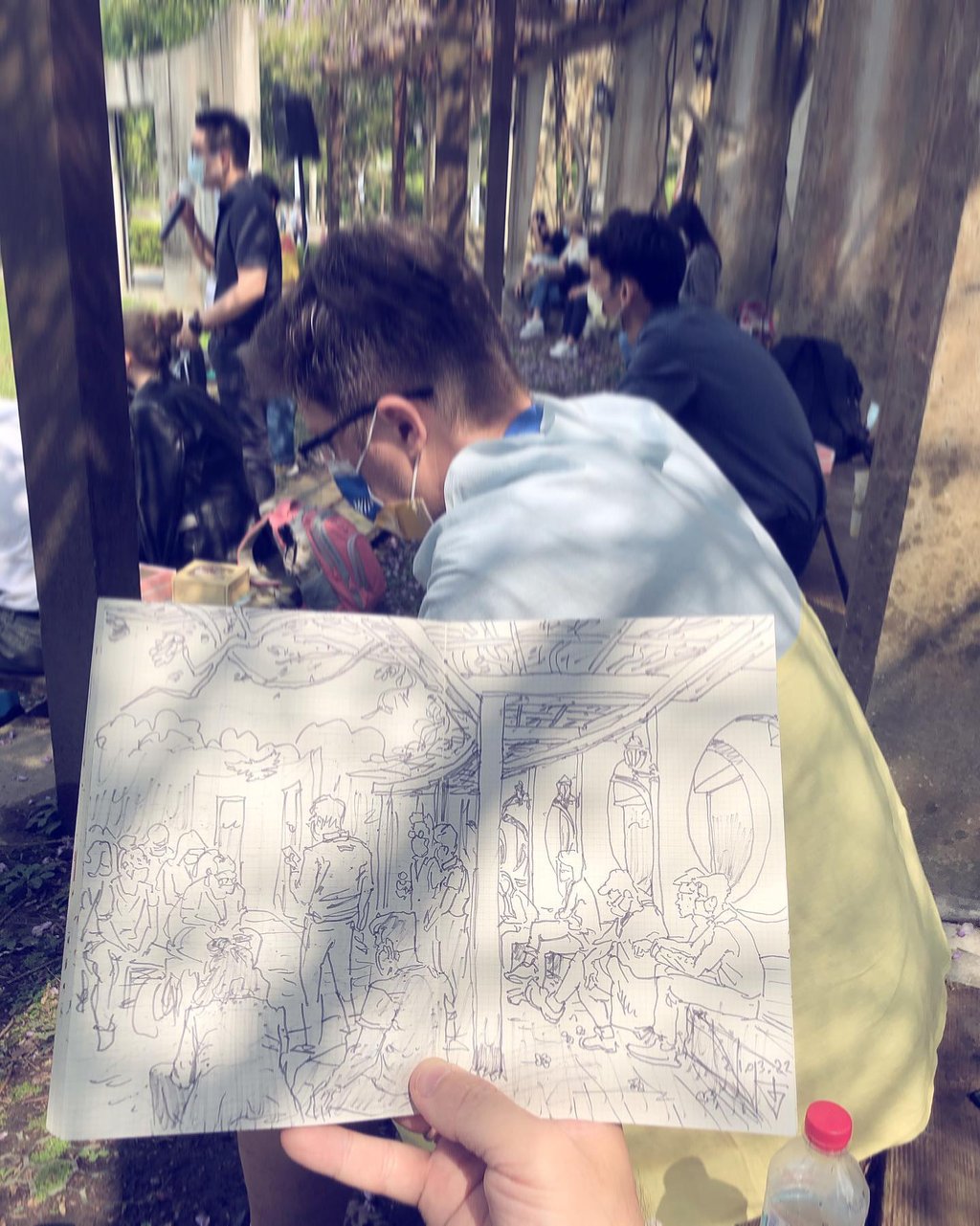 Taiwan Stands With Ukraine artist Evgeny Bondarenko