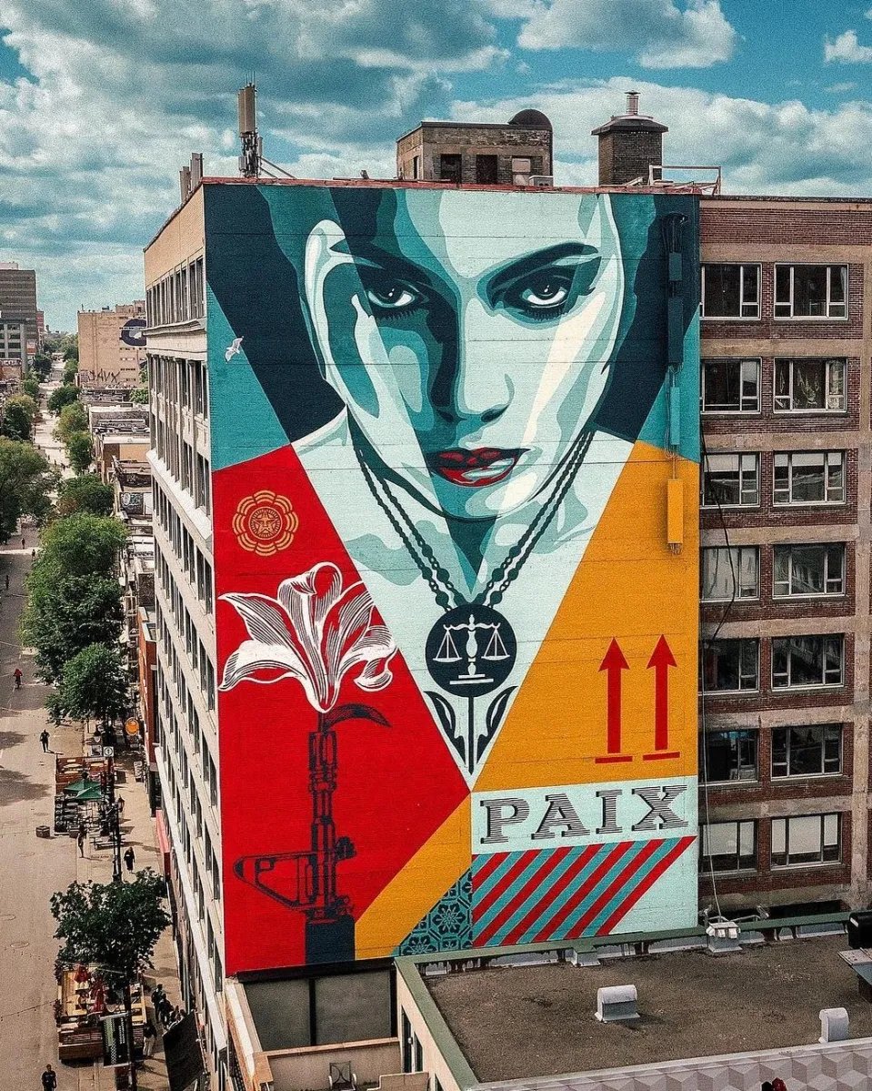 Streetart – Obey Giant em Montreal, Canada – Barbara Picci