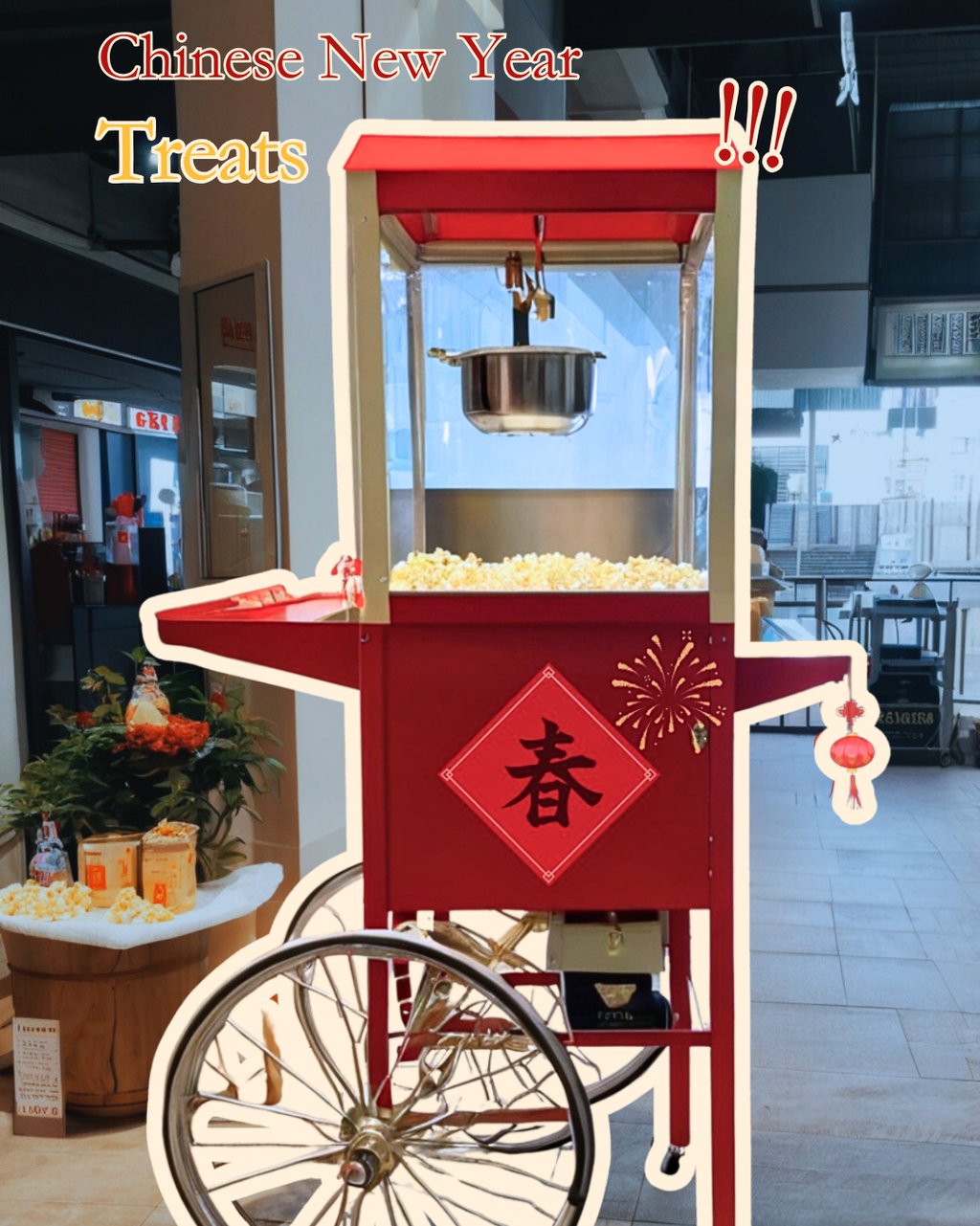 Popcorn Service in KL , Selangor , Klang Valley, Ipoh , Melaka, Johor and Penang Malaysia