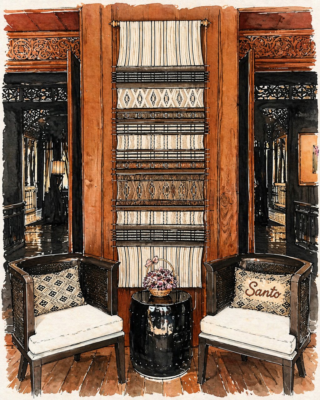 Santo's Illustration - Destination Library