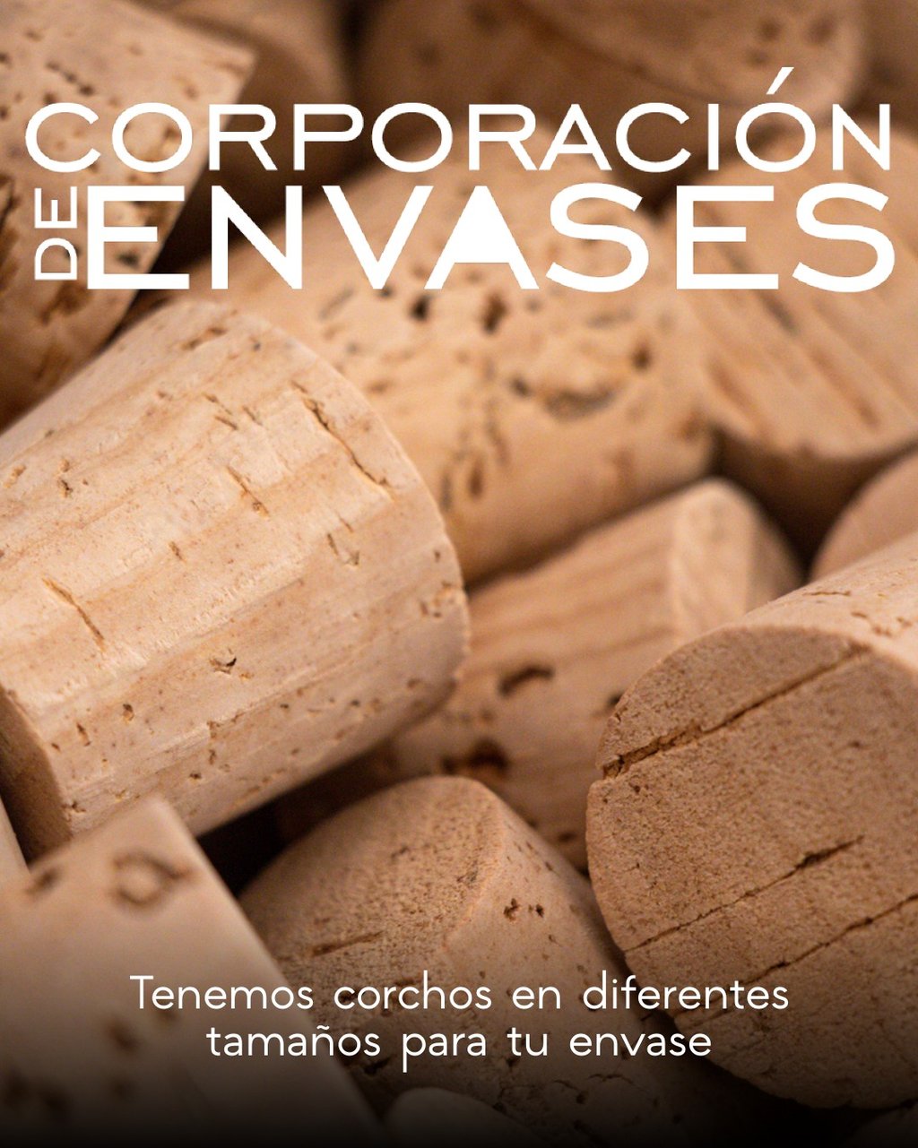 Corcho para envase de vidrio