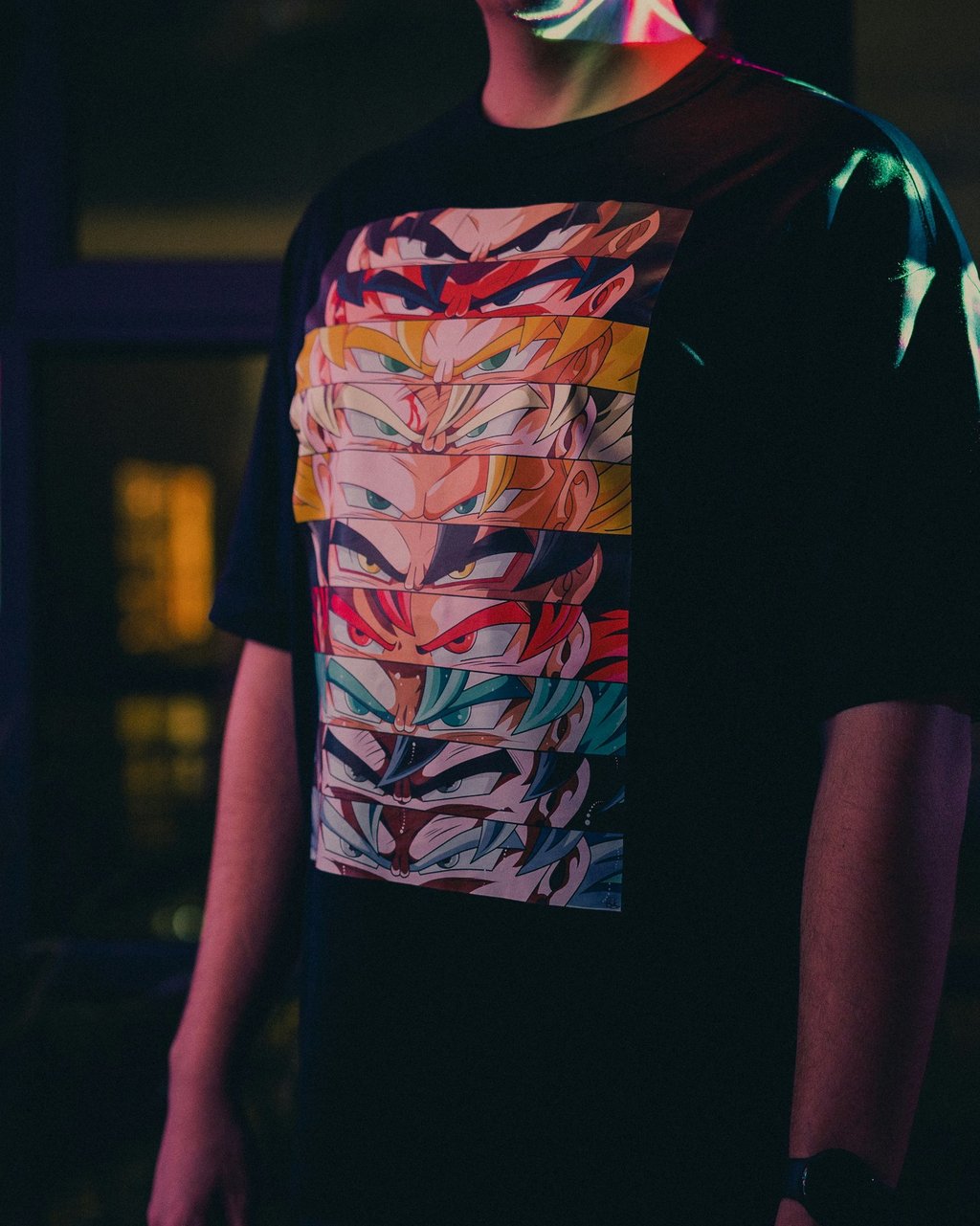 Anime printed T-shirt