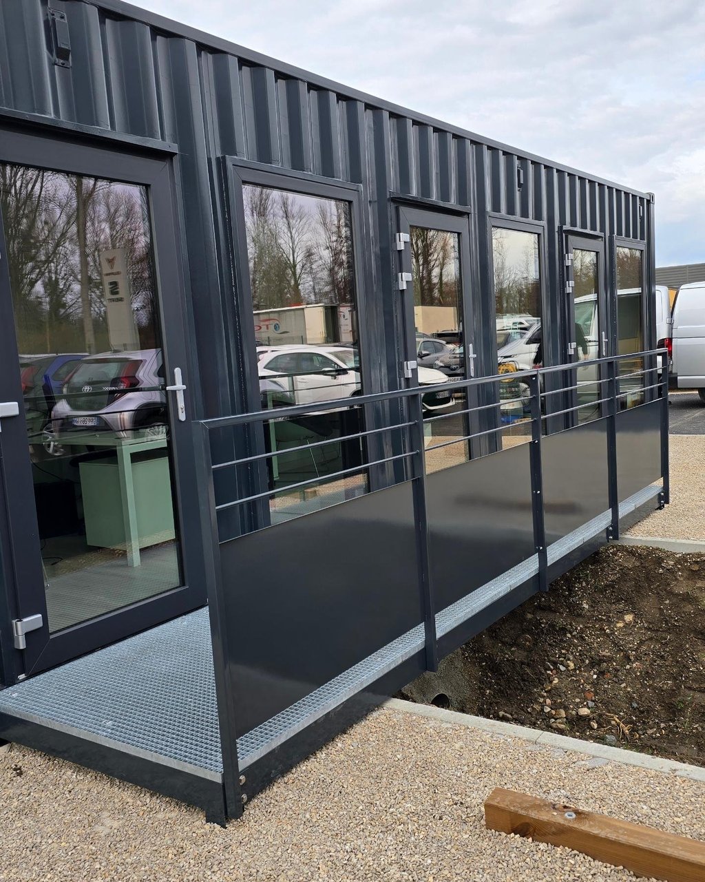 passerelle caillebotis et garde corps à bourgoin jallieu