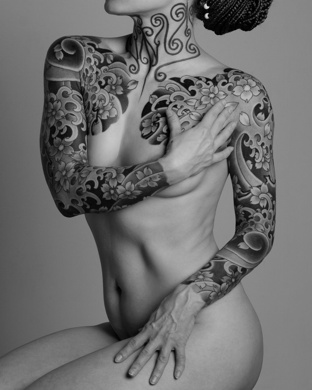 frau  japanische tattoo deutschland irezumi