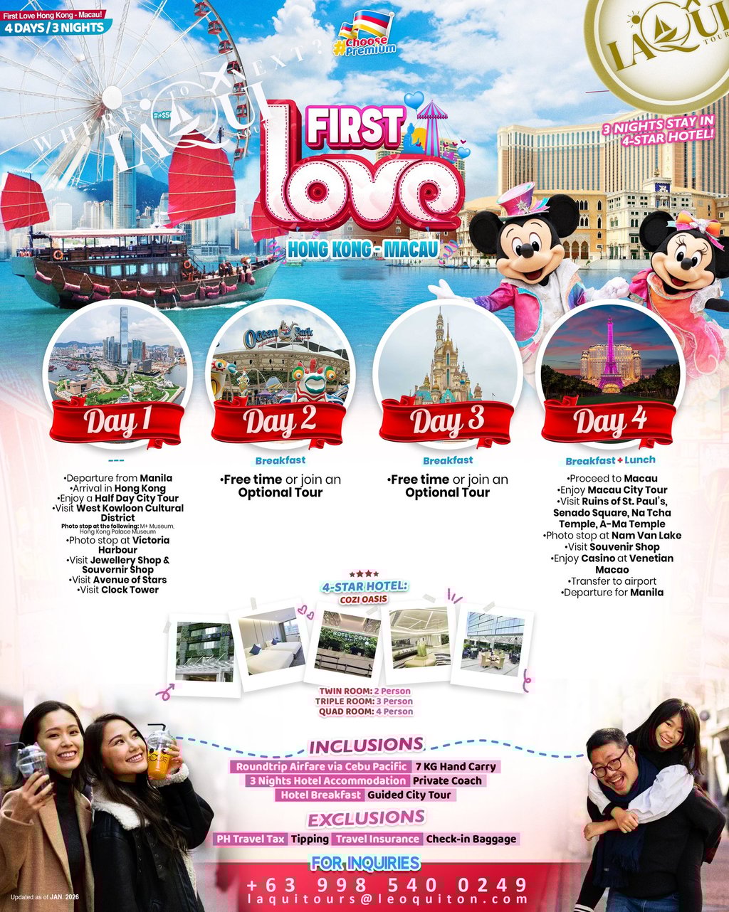 Hongkong-Macau Laqui Tours