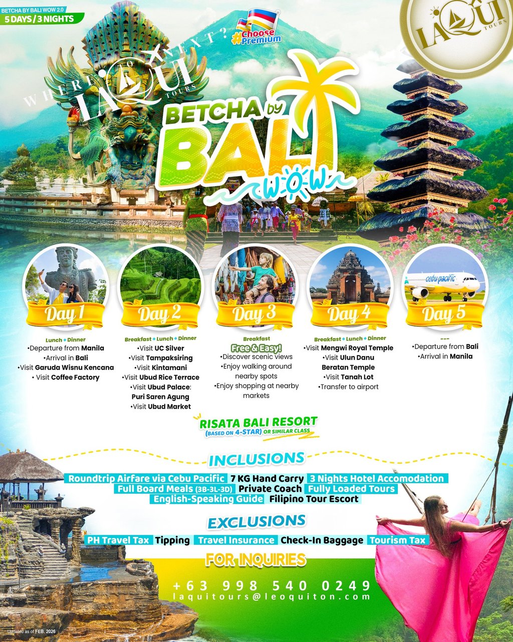 Indonesia Bali LaQui Tours