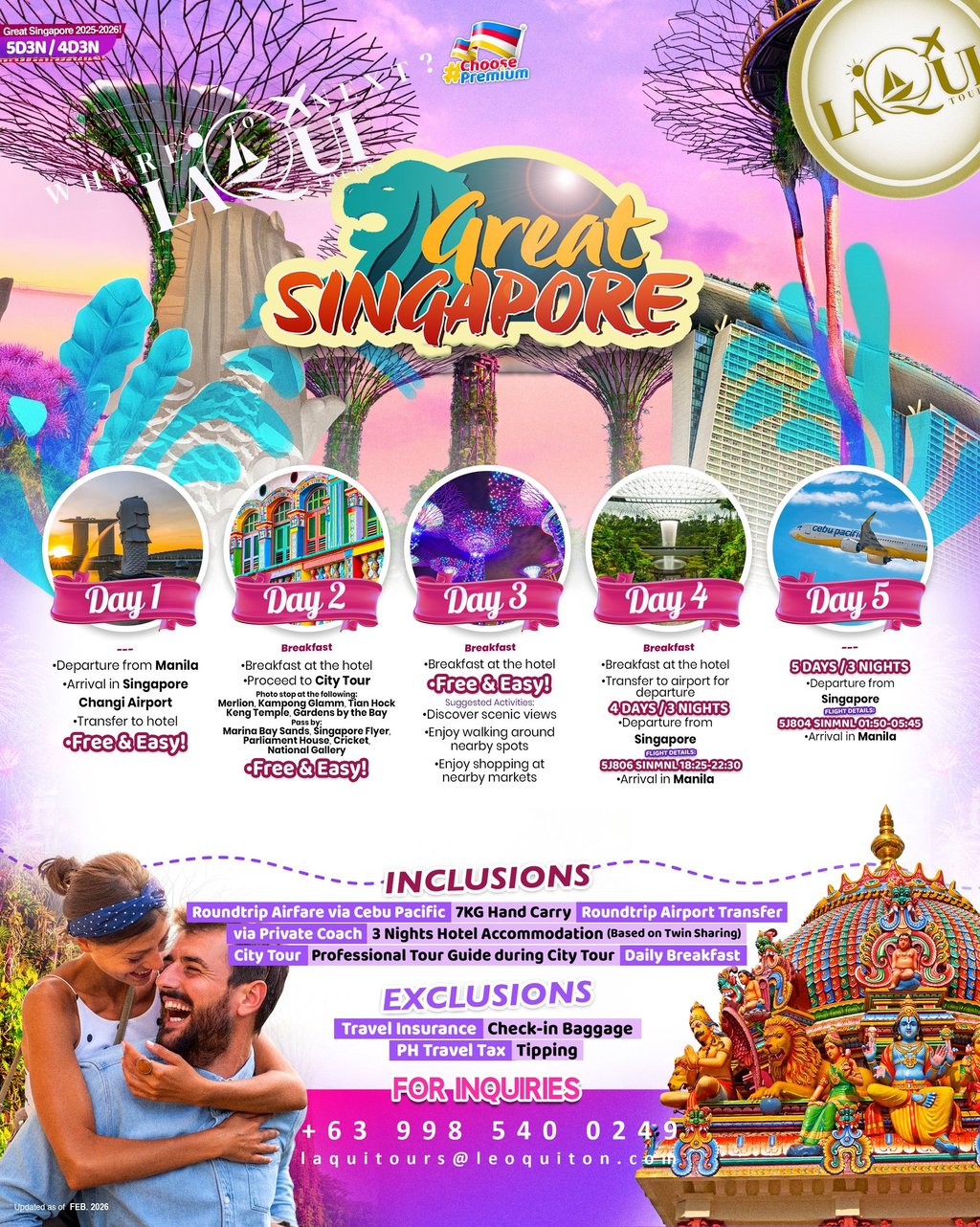 Great Singapore LaQui Tours