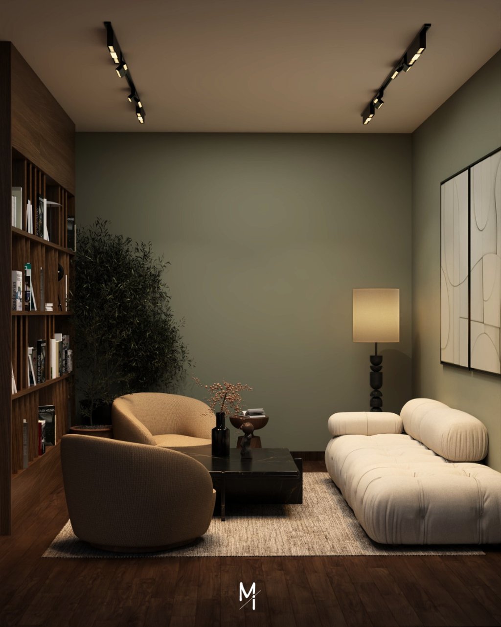 Light toned living room making space feel open and visually expansive