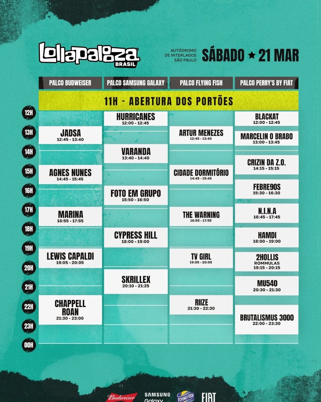 lollapalooza 2026 sabado