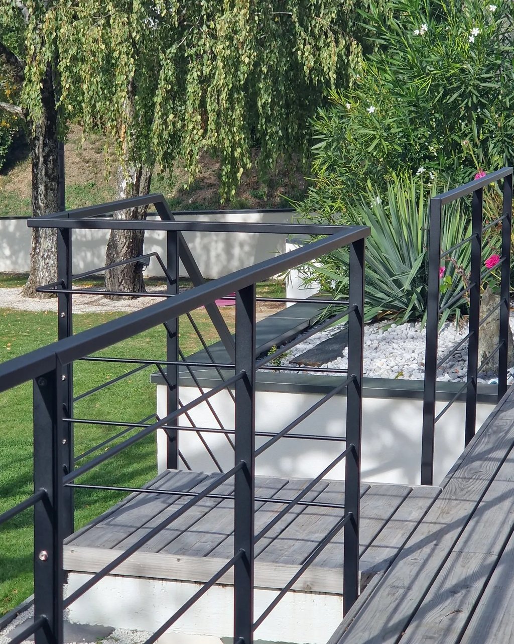 garde corps en acier réalisé sur la commune de four