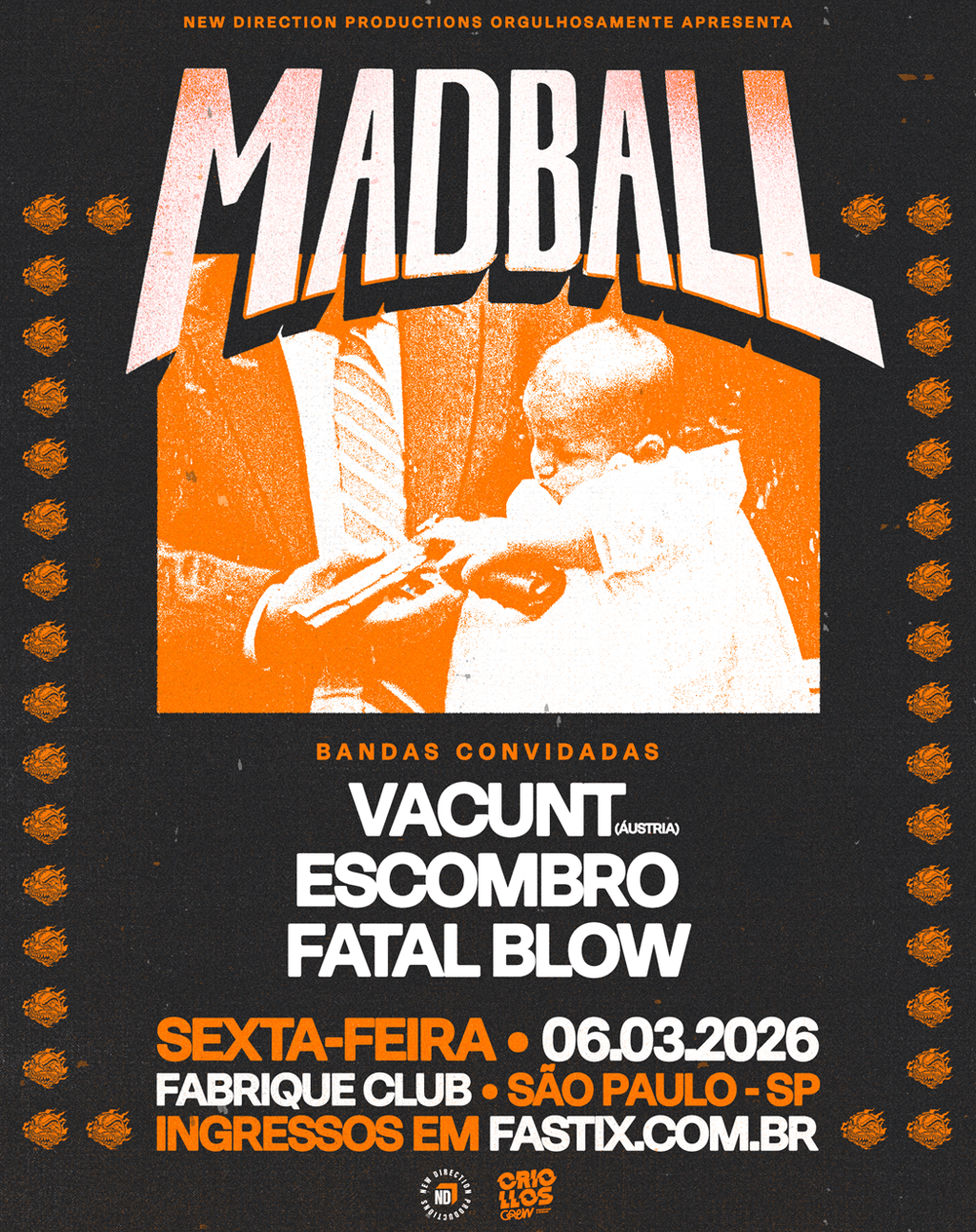 Madball: os reis do hardcore retornam a São Paulo nesta sexta-feira (6)