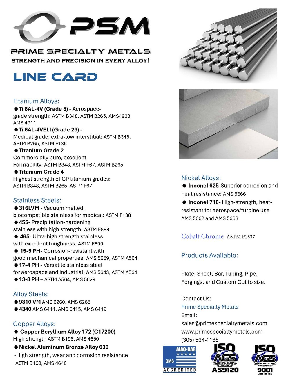Titanium, Inconel, Stainless Steel, alloy steel top distributor