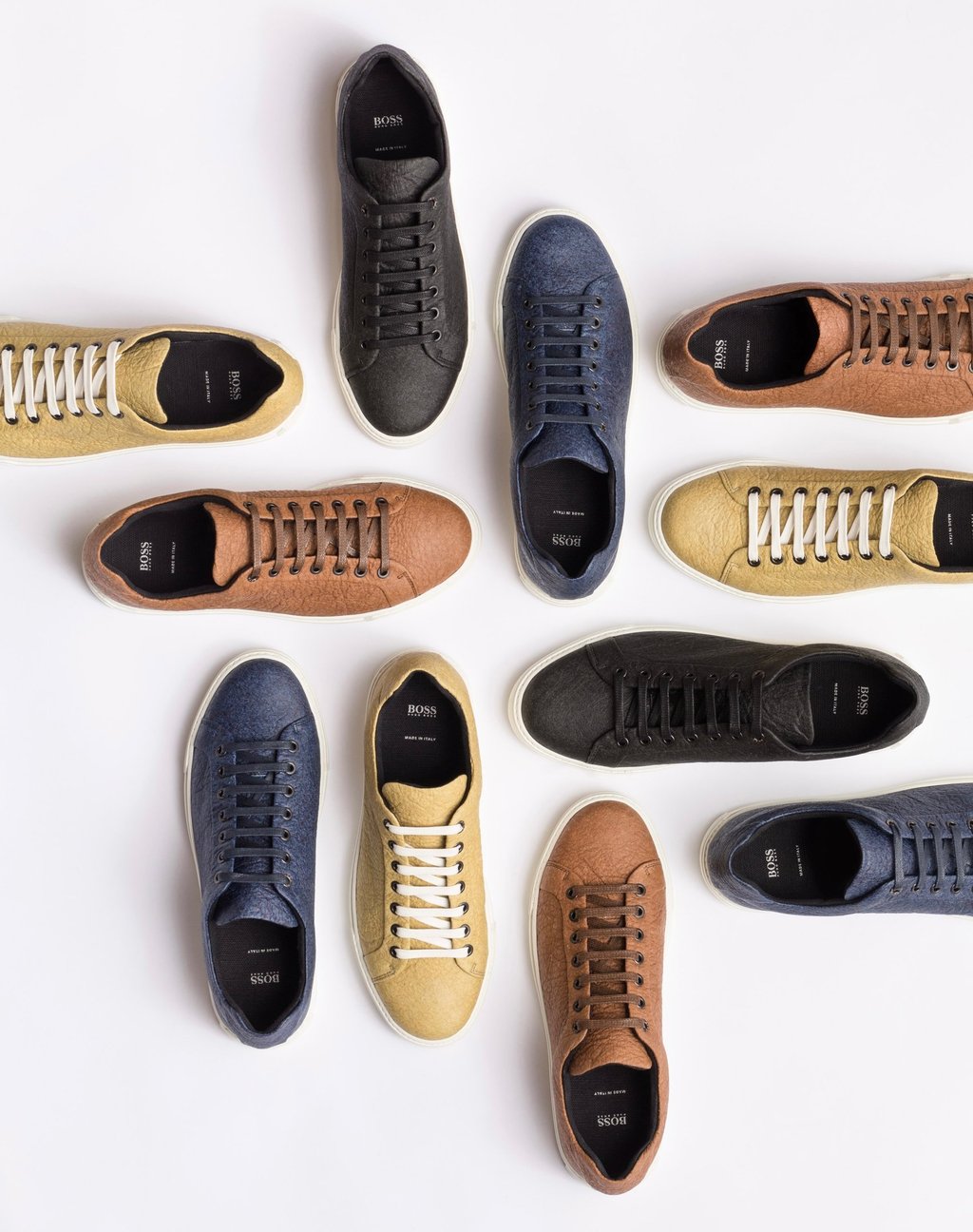 BOSS Vegan Pineapple Leather Sneakers, © 2025