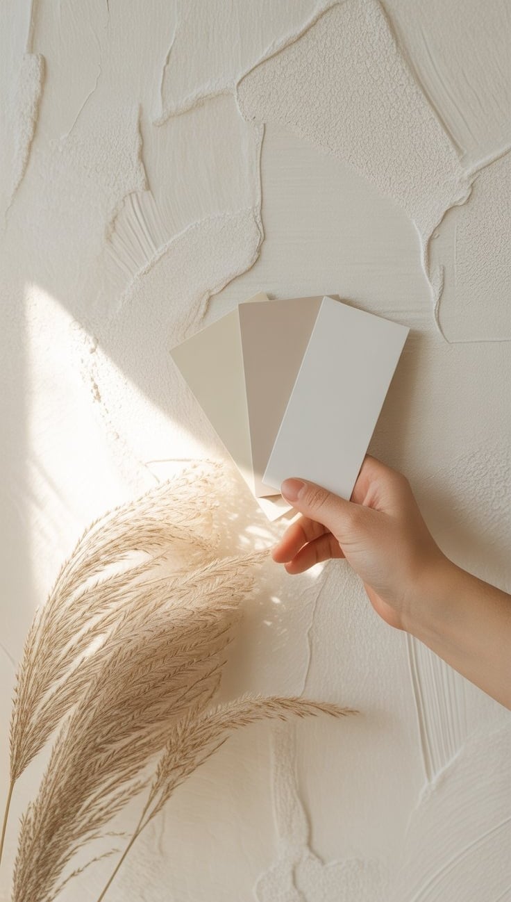 a person holding a white card with a white card