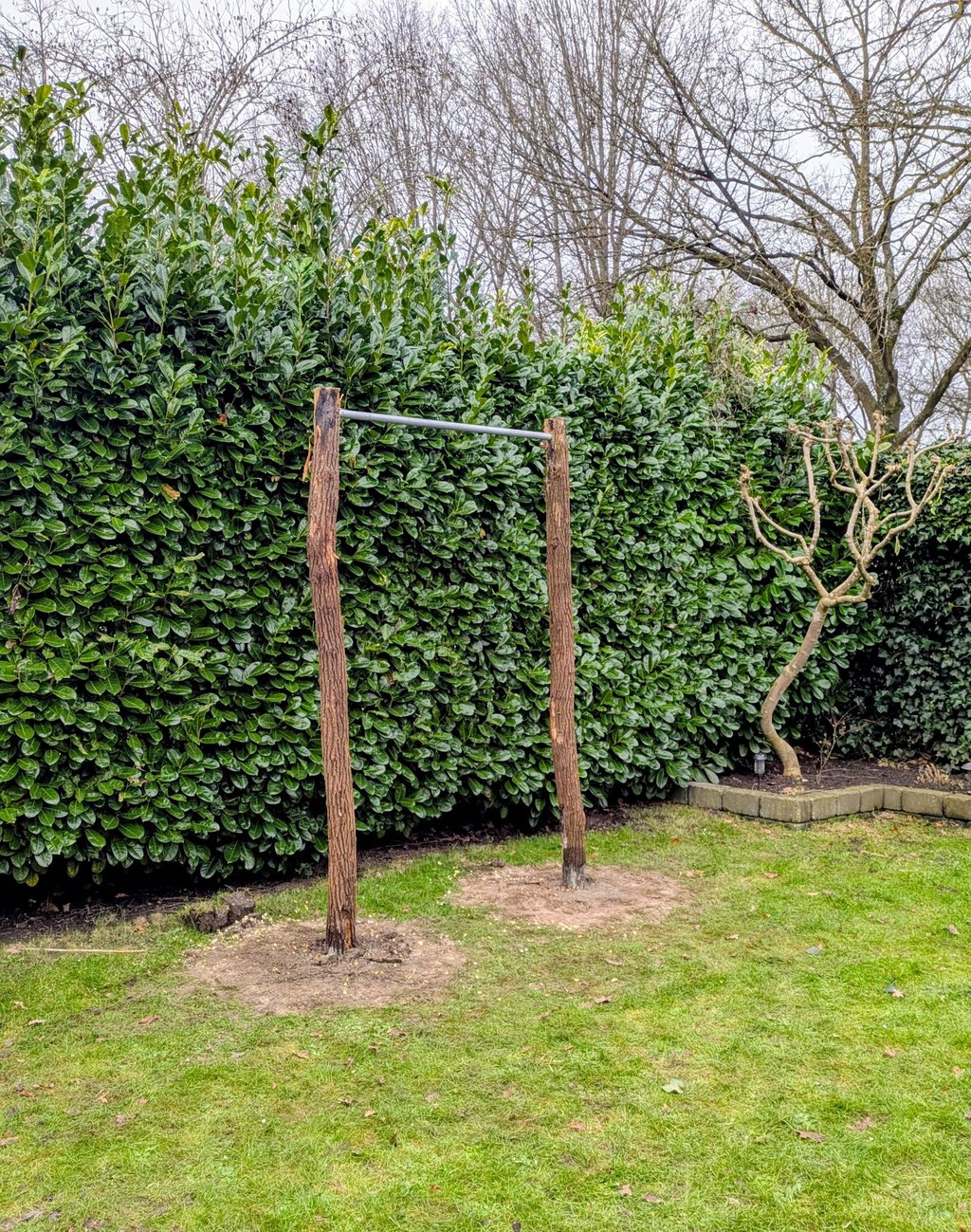 pull up bar rekstok sport toestel voor tuin
