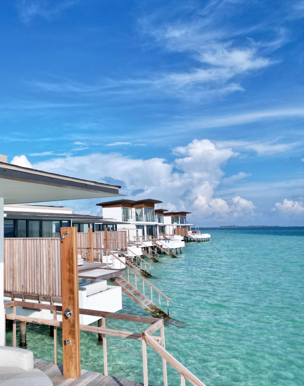 Over Water villa in Maldives with uninterrupted ocean view. The best for honeymoon
