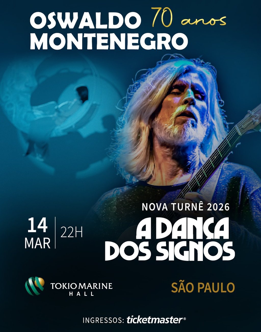 Oswaldo Montenegro celebra 70 anos com turnê histórica de “A Dança dos Signos”
