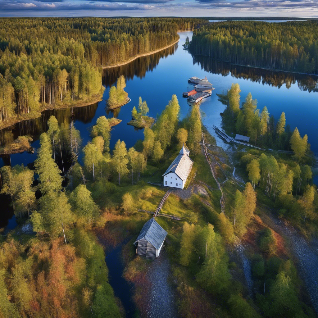 a boat is floating in the water near a boat
