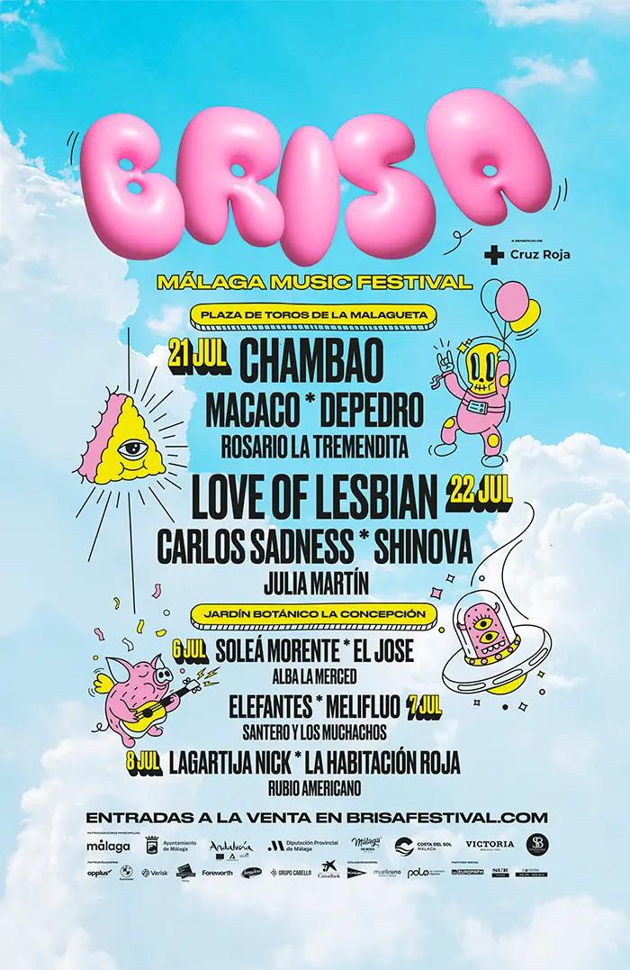 Cartel del brisa festival 2023