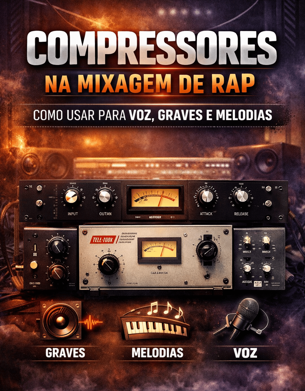 compressores para mixagem de rap