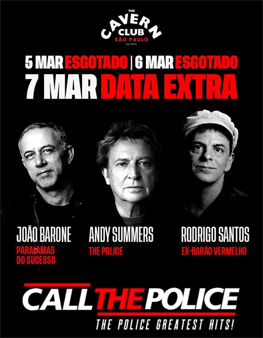 Call The Police faz três apresentações em São Paulo nesta semana