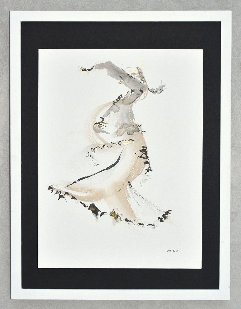 flamenco dessin à l'encre ink drawing Sète