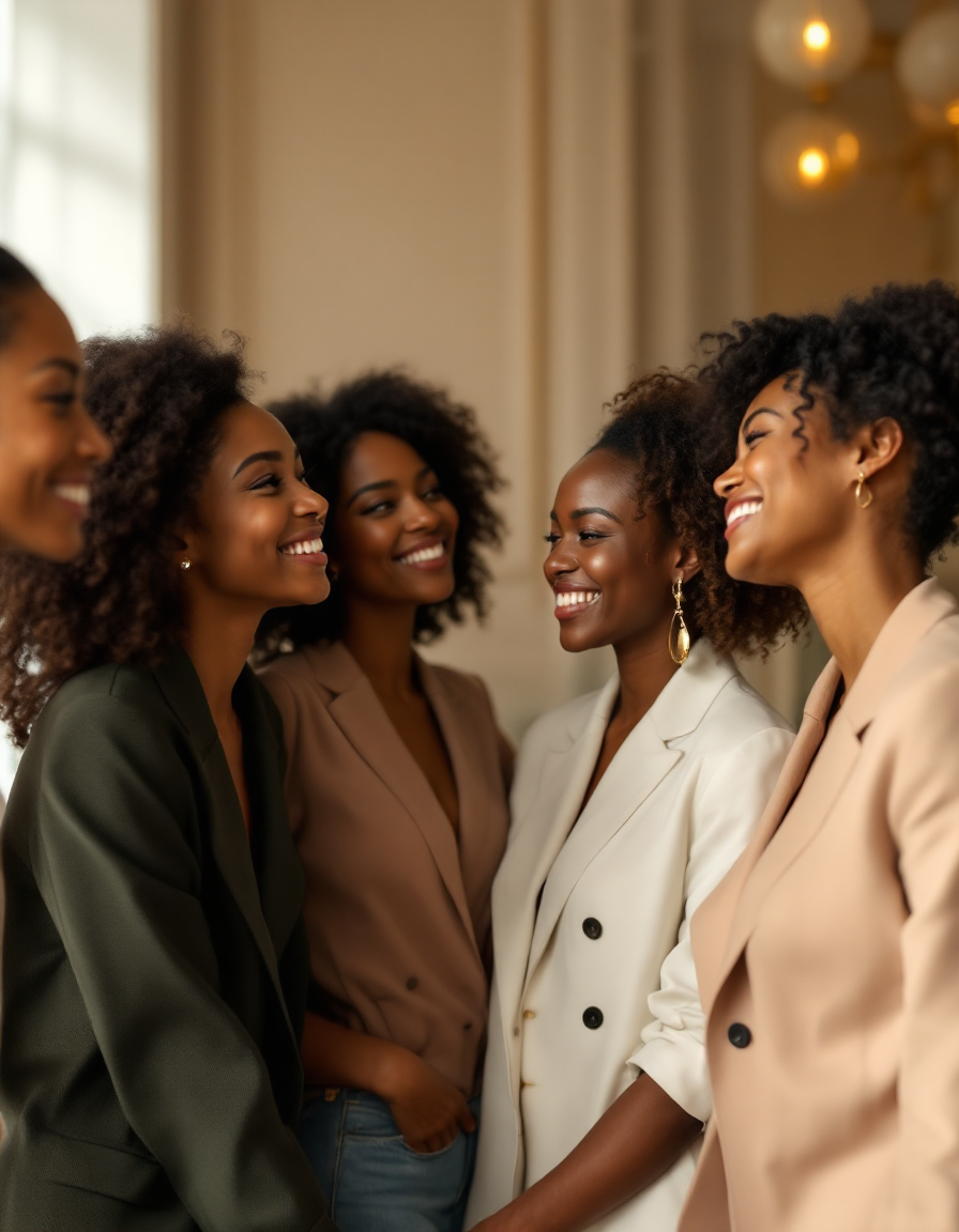 group of women in different shades of melanin for The Uncommon Wife