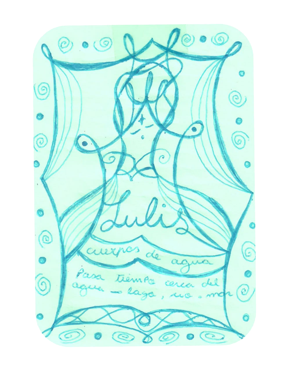 dibujo sobre diosa sulis