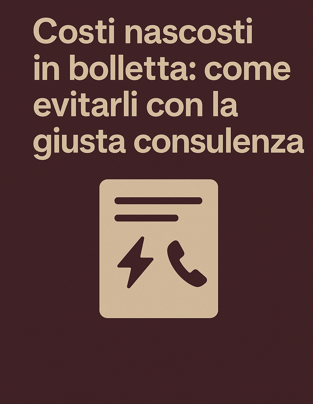 Come evitare i costi nascosti in bolletta luce e gas grazie alla consulenza