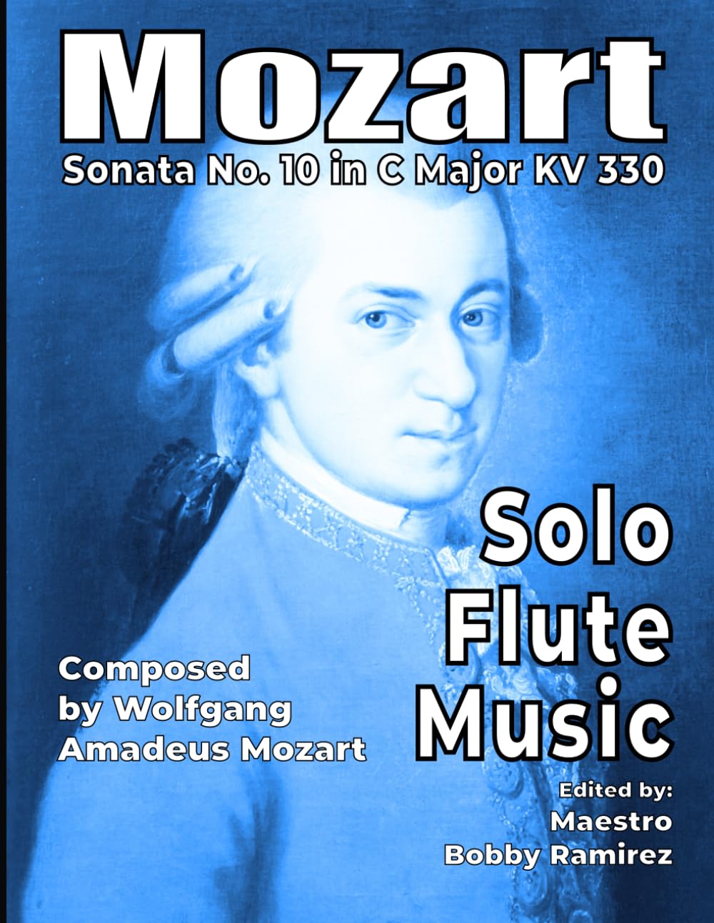 Mozart Sonata No, 10 Solo Flute Music