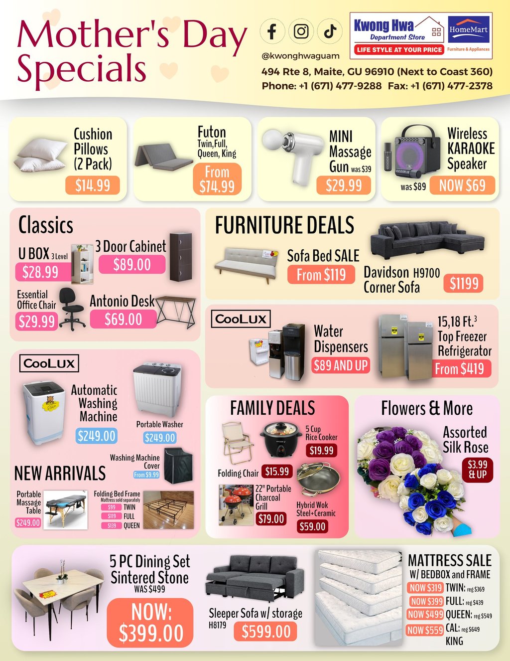 Mother's Day Promotions