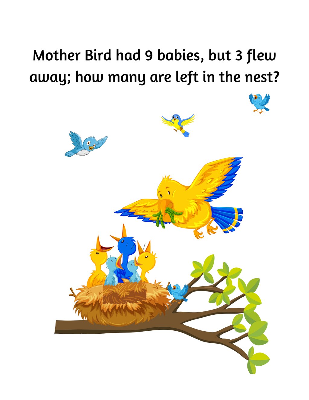 Fun with Numbers Book Page