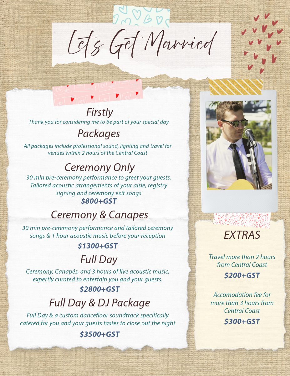 Wedding musician price