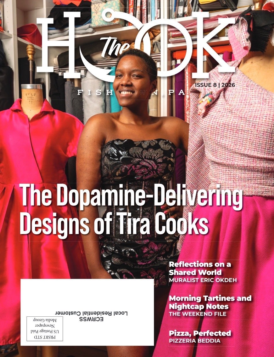 Philadelphia fashion designer Tira Kelly of TIRA COOKS lands the cover of The Hook Magazine.