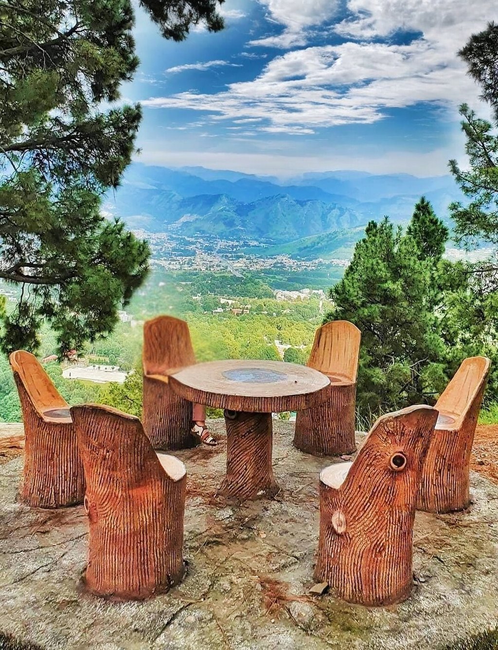 Picture of Abbottabad taken from shimla hill