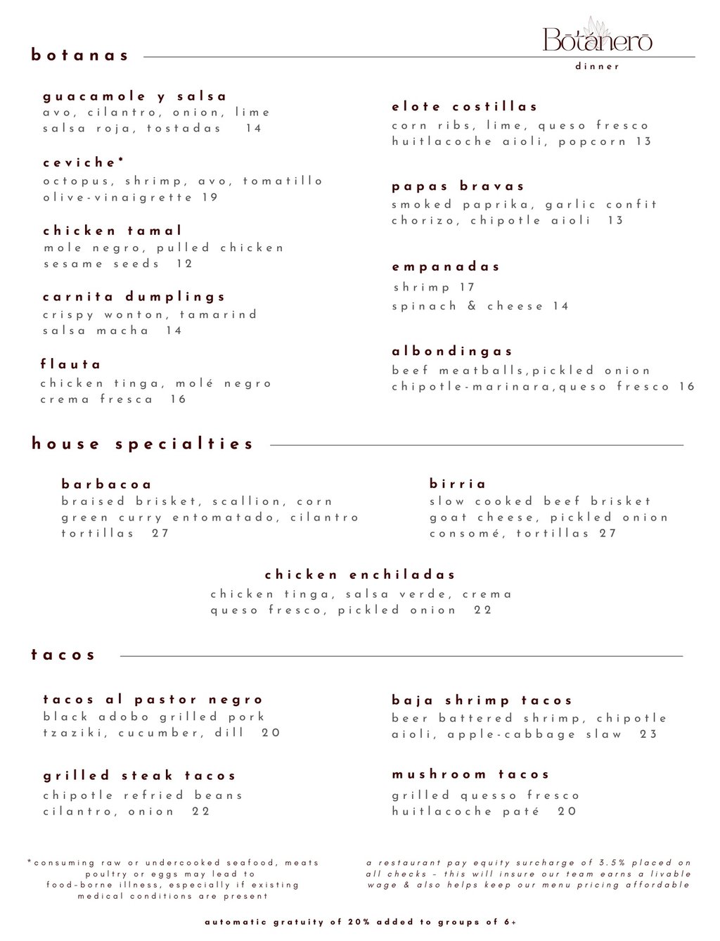 botanas - mexican food - tacos - best tacos chicago - cocktail lounge - Birria