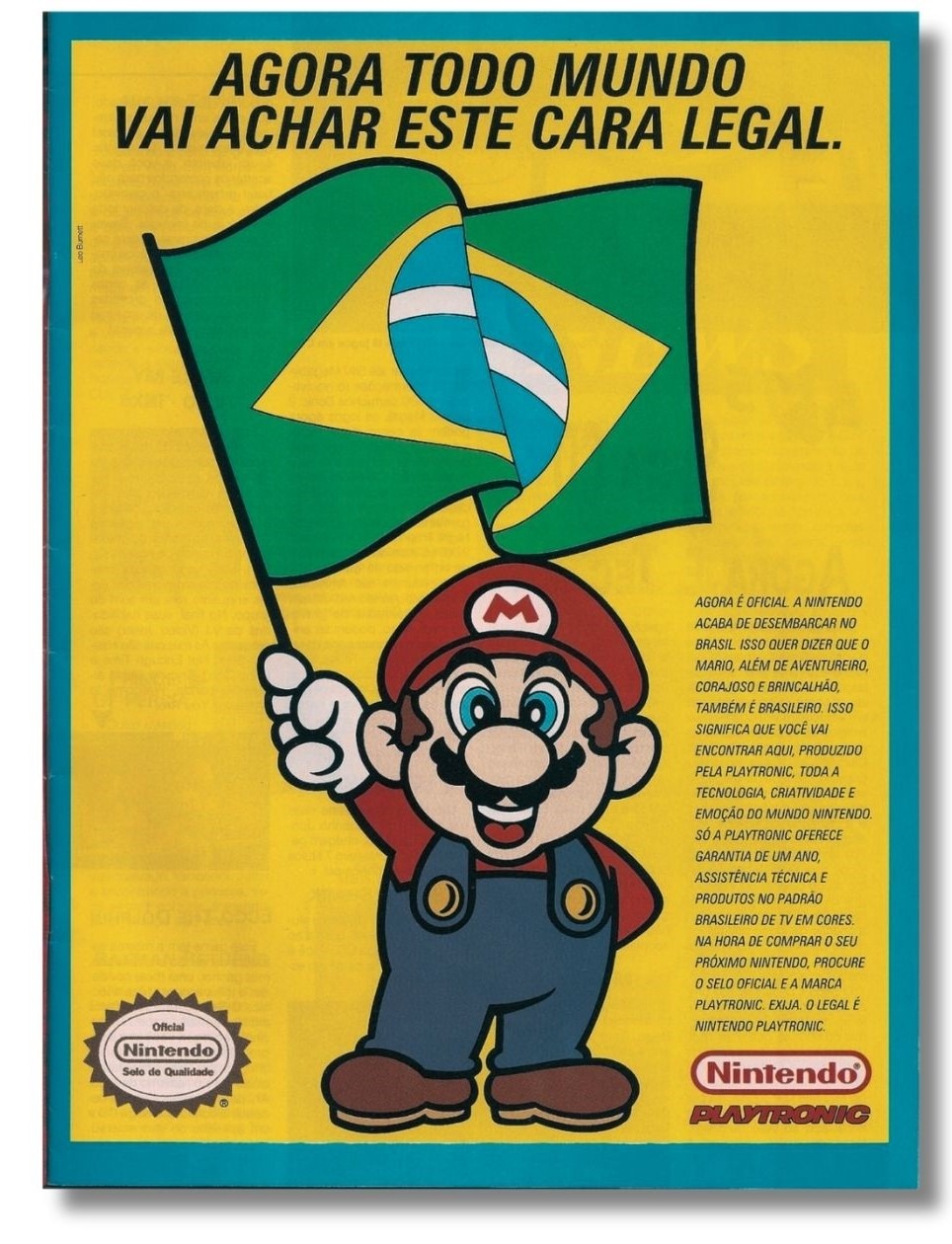 Famoso cartaz de propaganda da Playtronic