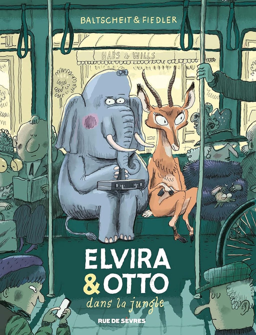 Première de couverture du tome 1 de la BD Elvira & Otto