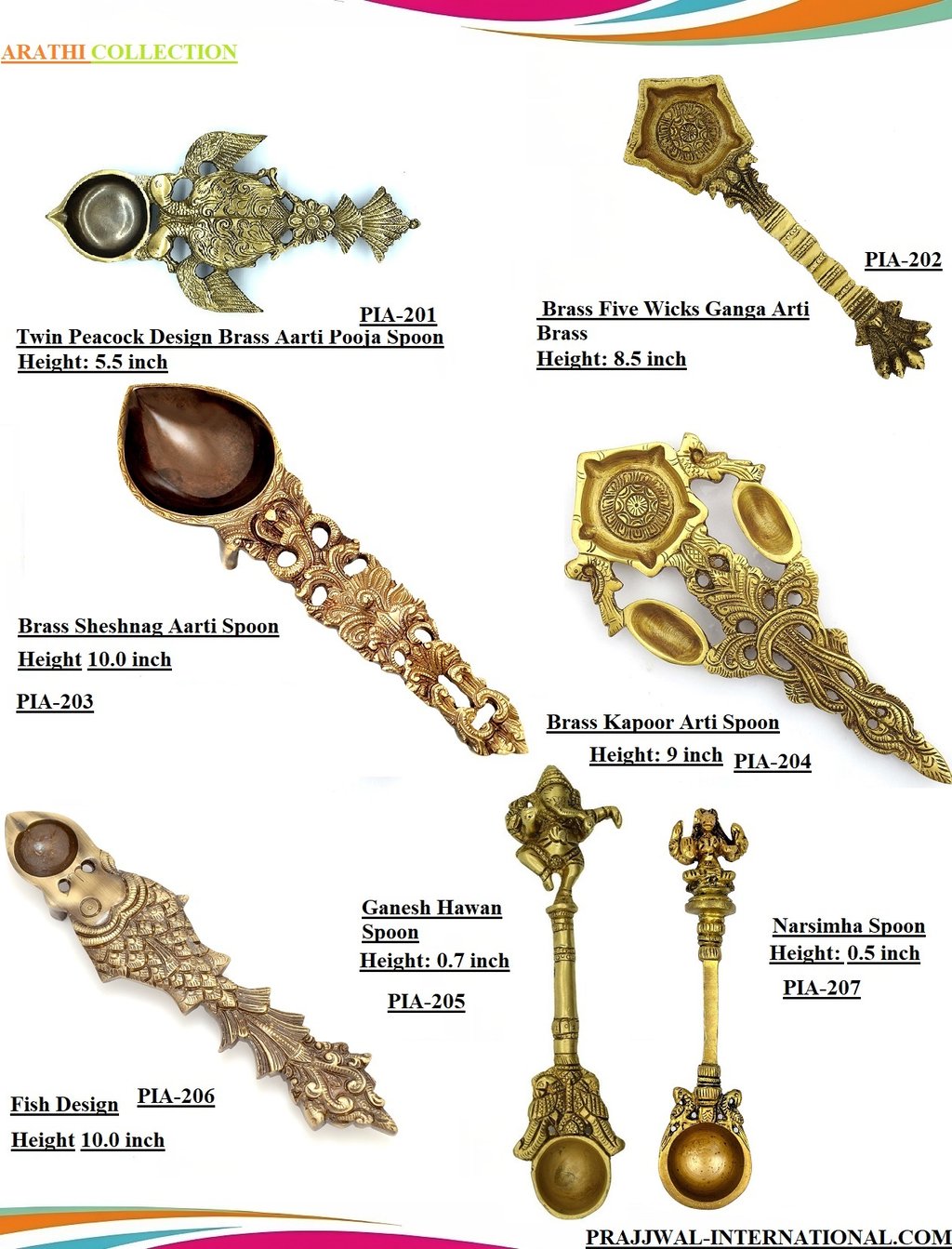 a collection of antique brass - plated spoons and spoons