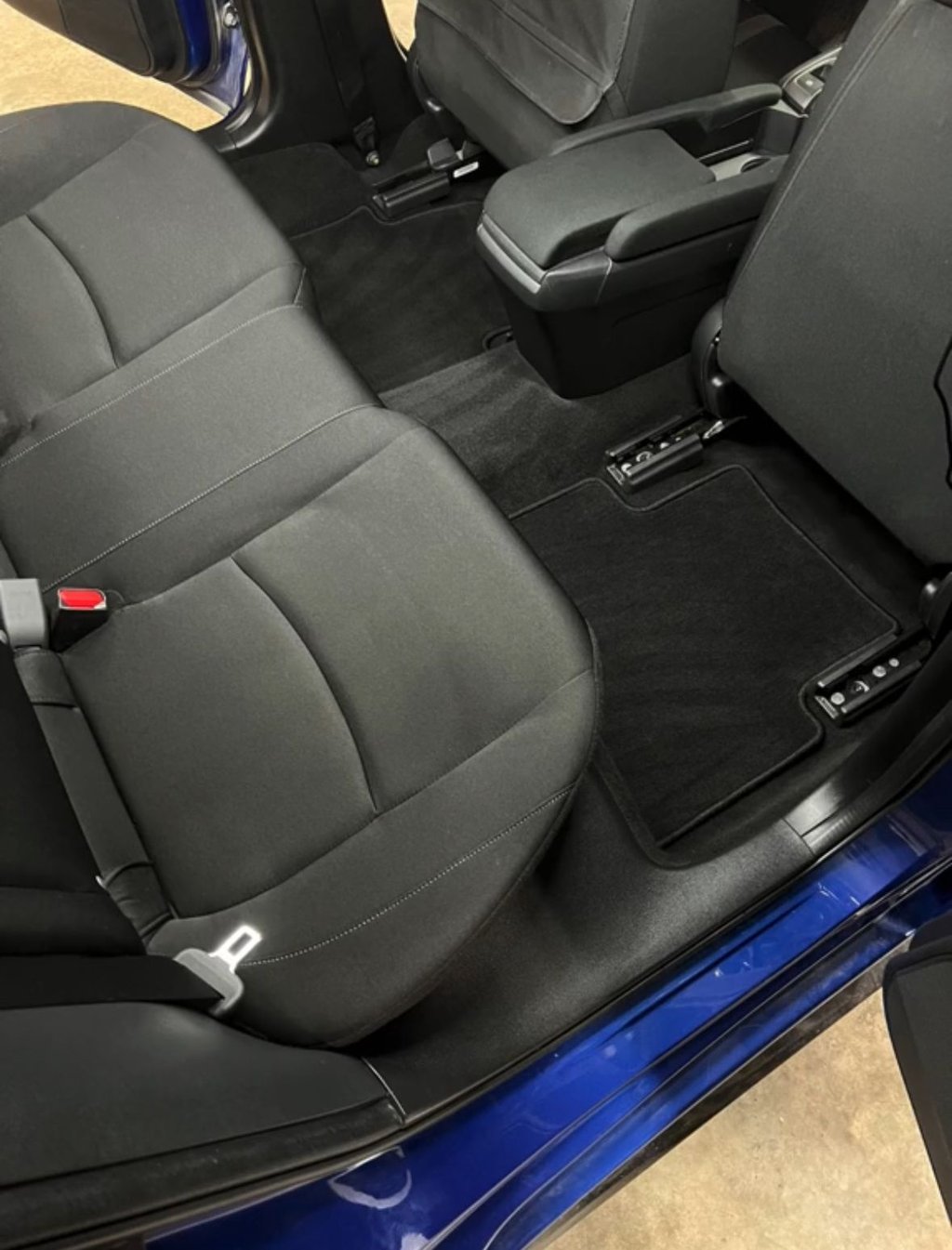 Voiture intérieur après lavage