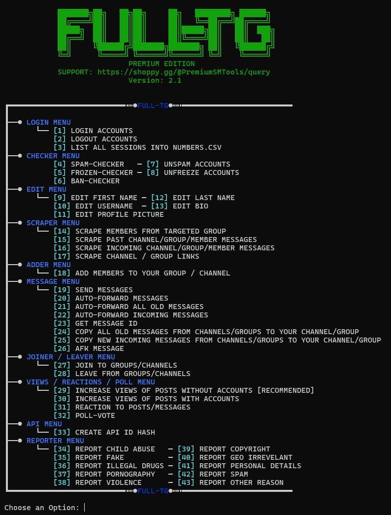 Telegram Marketing Tool