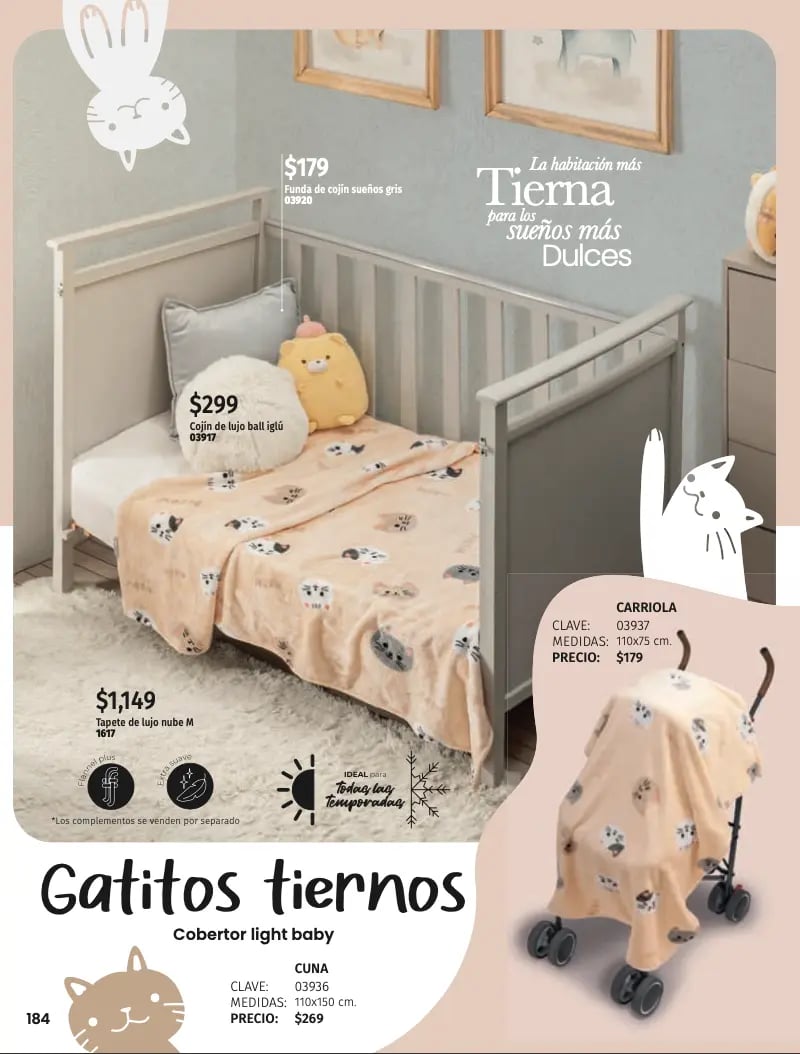 Cobertor rosa modelo Gatitos tiernos de la marca Intima hogar