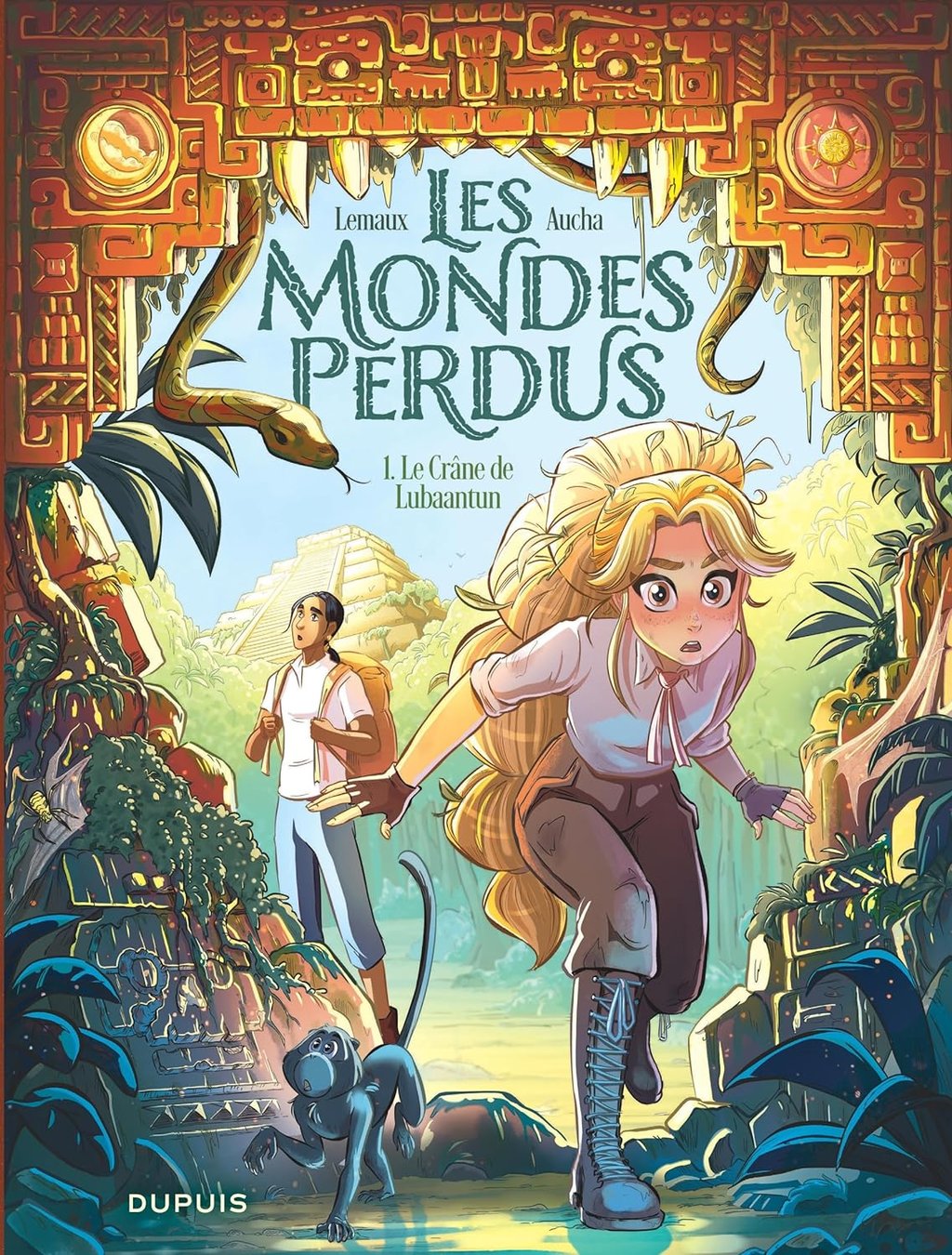 Première de couverture du tome 1 de la BD Les mondes perdus