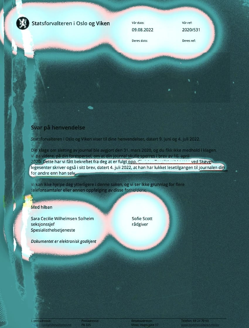 Sofie Kalland Scott, Sara Cecilie Wilhelmsen Solheim, Connie Lien, Hanne Fisknes, Statsforvalteren