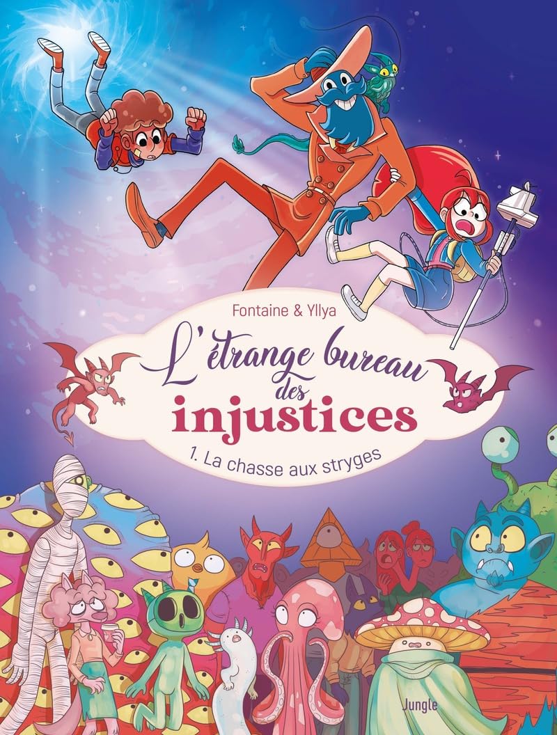 Première de couverture du tome 1 de la BD L'étrange bureau des injustices