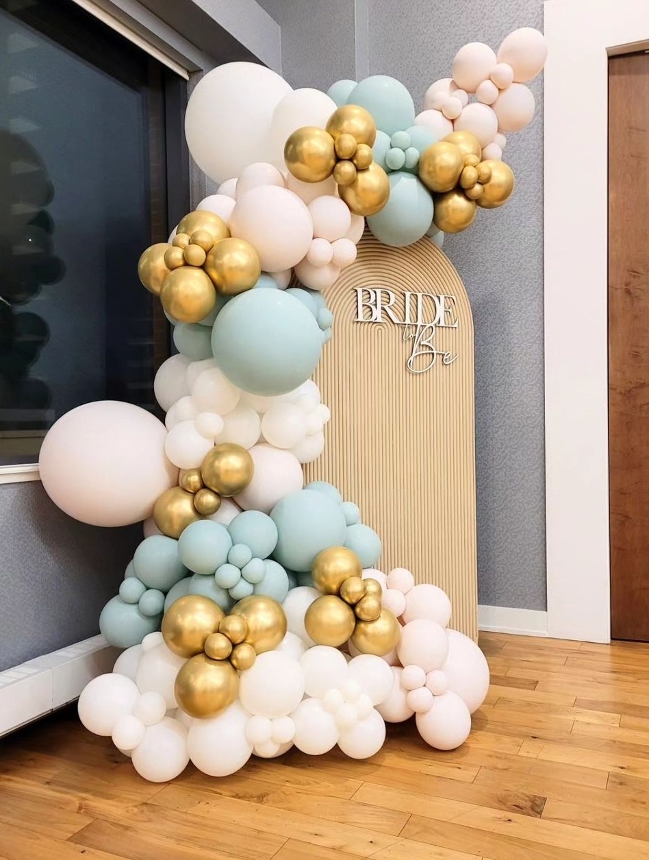 Bride to be balloon backdrop