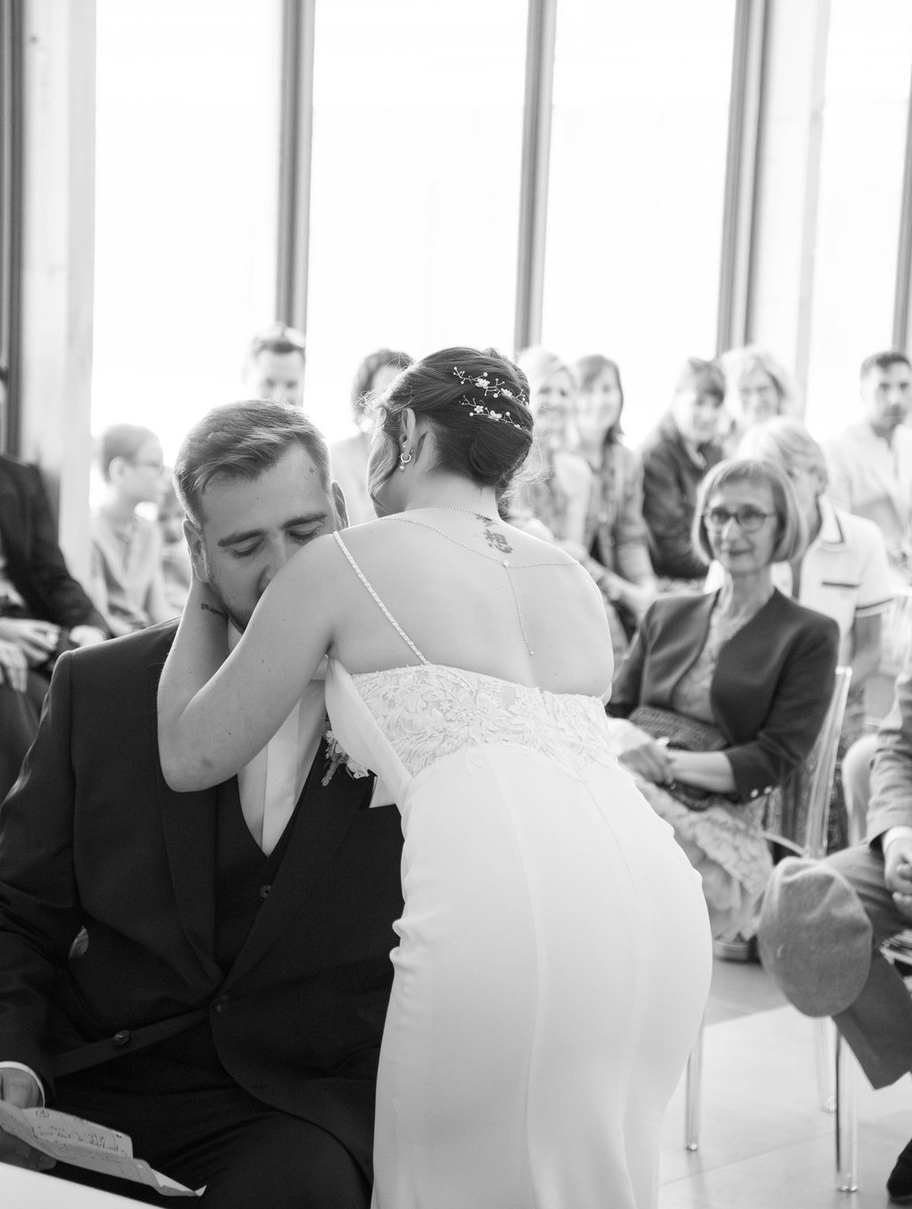 Échange des vœux mariage Château de Caumont — émotion cérémonie Gers